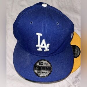 New Era Los Angeles Dodgers blue snapback hat
